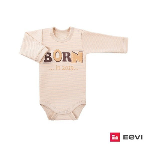 Body rozpinane "HAPPY BABY" Ewa Klucze- beżowe
