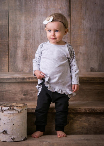 Bluzeczka + spodenki "BRATKI" Koala- szary