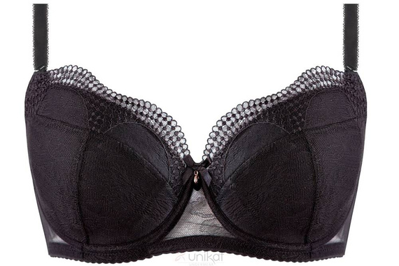 Biustonosz usztywniany full cup Brooke Unikat czarny