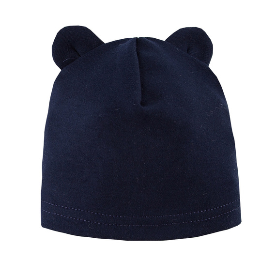 Czapka niemowlęca z uszkami 3-pak Good Day Eevi - granatowy/zielony/beżowy