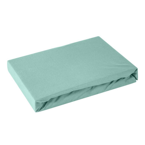 Prześcieradło jersey z gumką na wysoki materac Design91 mięta