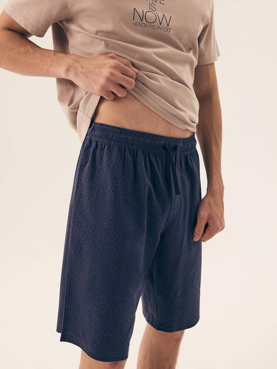 Piżama Męska 42632 Premium Henderson - beżowy