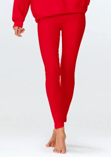 Legginsy długie Oseye Dkaren czerwony