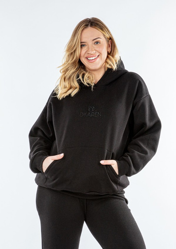 Bluza dresowa DK-K-B9-H1 Dkaren - czarna 