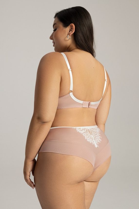 2152/B Figi damskie brazyliany Ava creamy biscuit