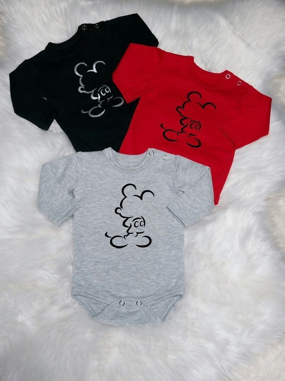 Body z długim rękawem Miki Bambarillo szary