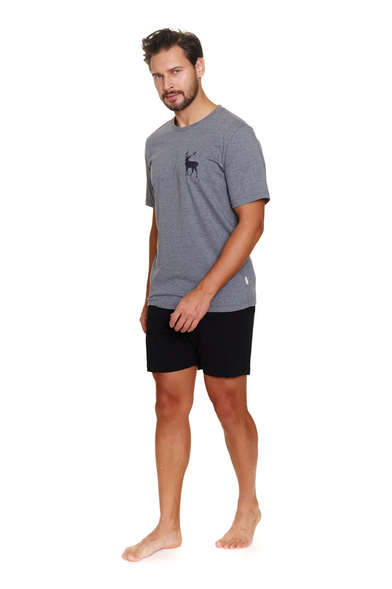 PMB.7235 Piżama Męska Doctor Nap - dark grey