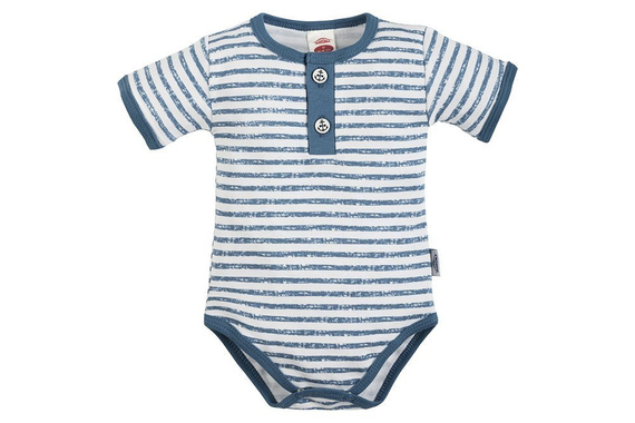 Body polo z krótkim rękawem "BLUE SEA"  Makoma paski 