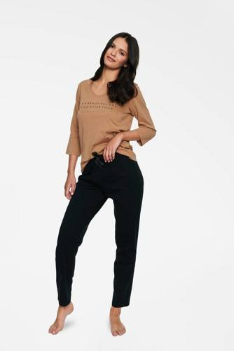 Piżama Damska  40107 Happen  Henderson beige