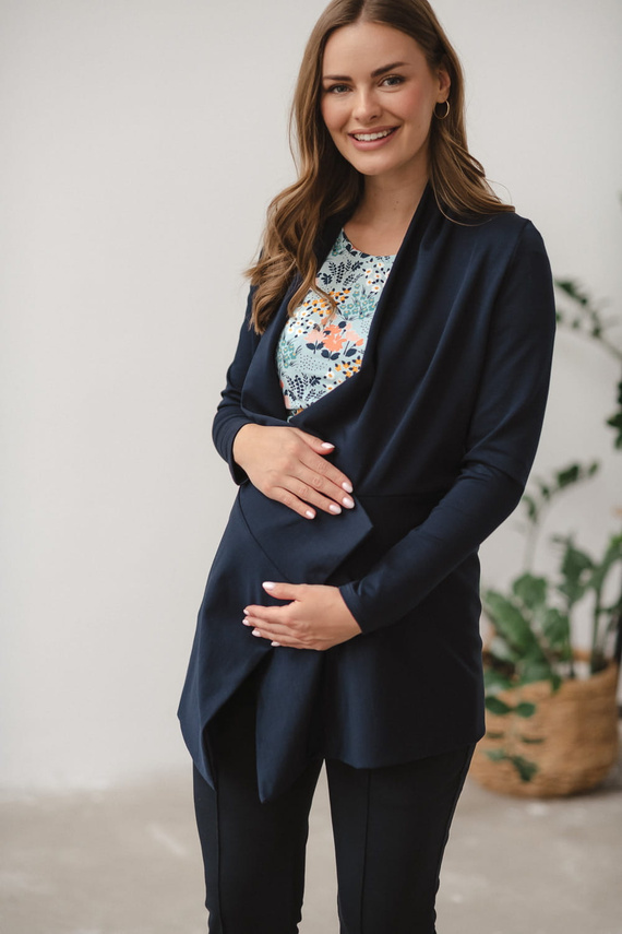 Kardigan ciążowy Mama Wrap Milk&Love granatowy