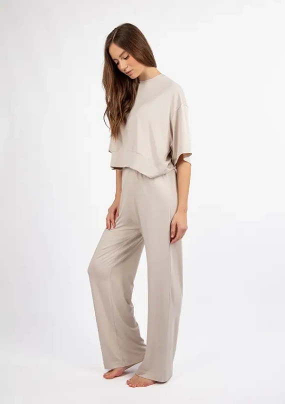 Komplet bambusowy DK-K-B20 Dkaren - ecru