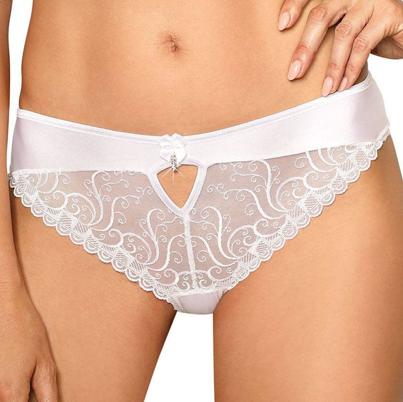 Figi Damskie Anuk Róża - ecru