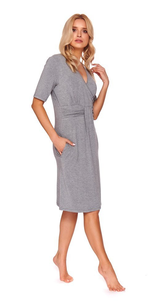 Koszula ciążowa i do karmienia 9116 Doctor Nap- dark grey