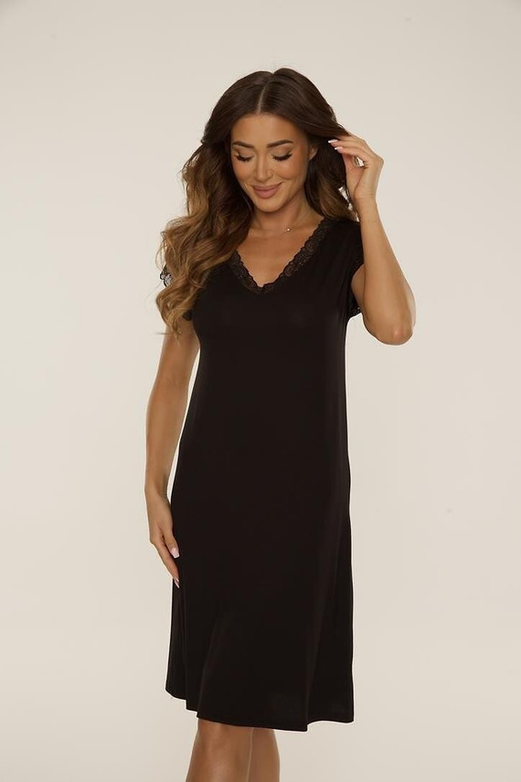 Koszula nocna 816 Hazel Forex - czarny