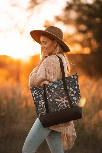 Shopper Bag  torebka Nature Symphony- Makaszka