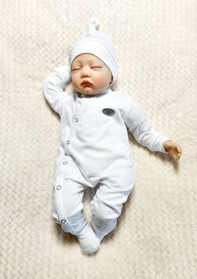 Pajacyk niemowlęcy Rosnę Bambarillo biały