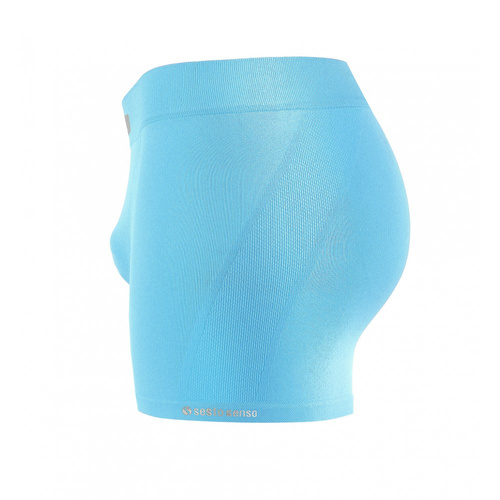 Bezszwowe bokserki męskie BM07 Solar Sesto Senso - niebieski