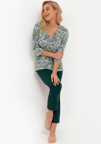 Piżama damska  249  Cana -zielony