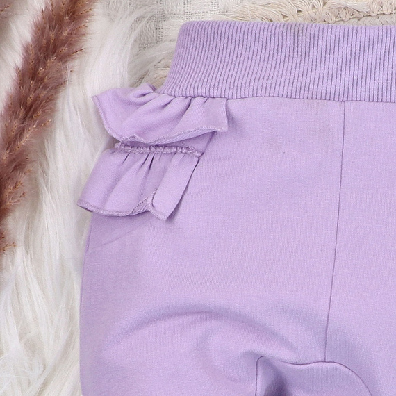 Nini Spodnie Underwater World – fioletowe, organiczna bawełna, elastyczny pas