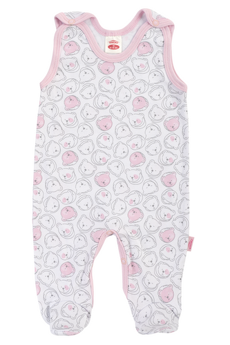 Śpiochy niemowlęce "Pink Bears" Makoma