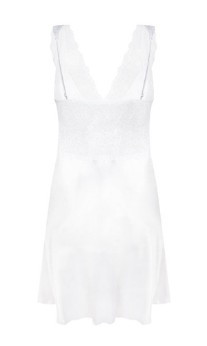 Erica Halka satynowa koszulka damska DKaren - biała 