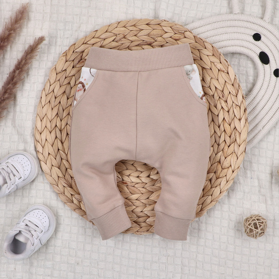 Nini Circus – dziecięce spodnie dresowe z organicznej bawełny, hipoalergiczne i ekologiczne