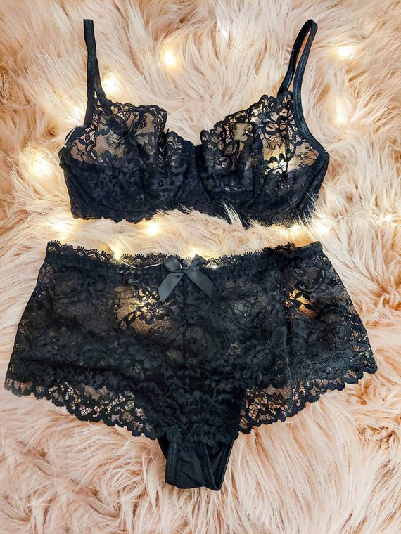 Komplet Raquelia Set Obsessive czarny