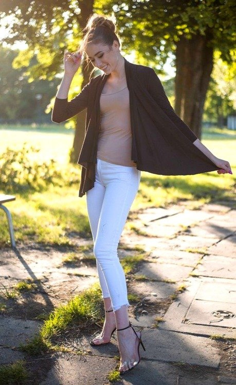 501 Kardigan Sweterek Damski MIRACLE - czekolada