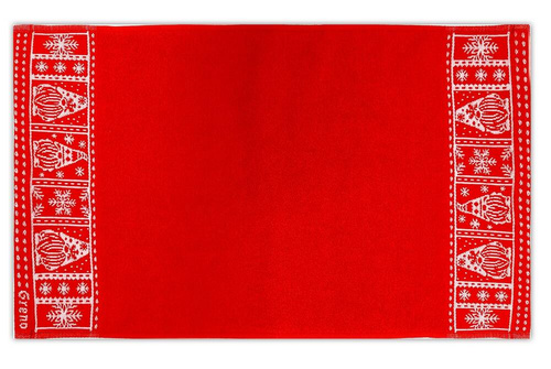 Ręcznik świąteczny Skrzaty Greno -czerwony