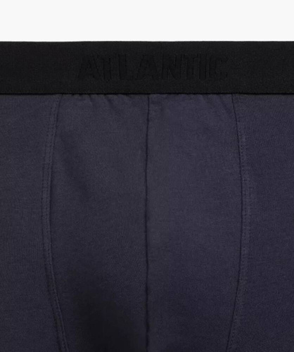 Bokserki męskie 3MH-054  A'3  Atlantic --czarny-grafitowy