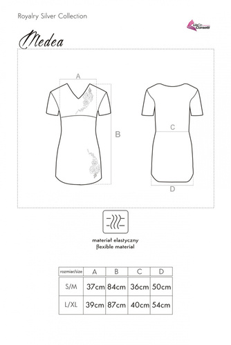 Koszulka nocna Medea LC 90351 LivCo Corsetti Fashion