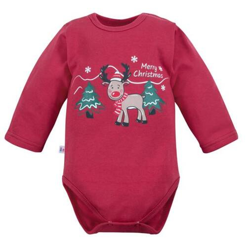 Body niemowlęce Hi Reindeer! Eevi - bordowe