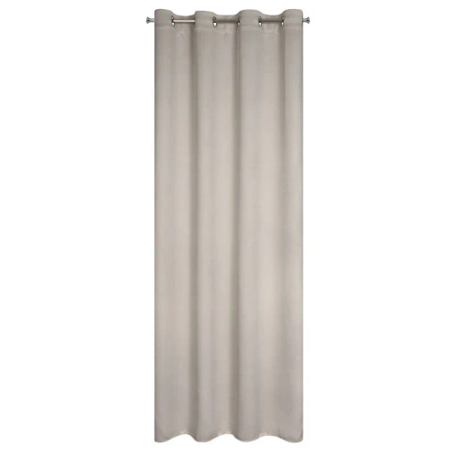 Zasłona na taśmie Maroko z motywem egzotycznych liści Eurofirany czarny 