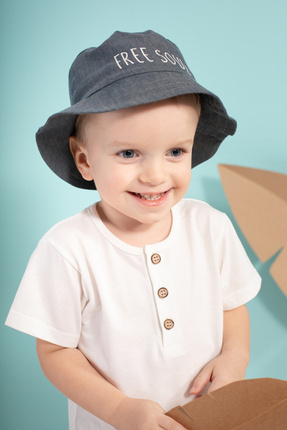 Kapelusz chłopięcy Free Soul Pinokio - jeans