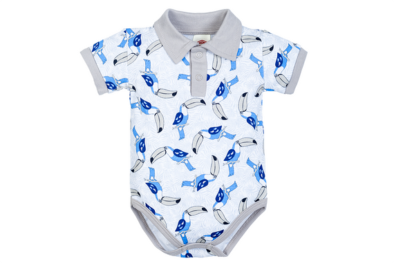 Body polo z krótkim rękawem "TOUCAN" Makoma  