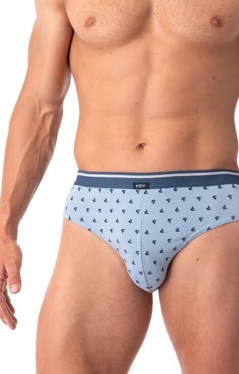 Slipy męskie MPP 846 Key - niebieski-granat