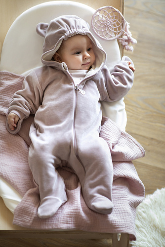 Kombinezon niemowlęcy Hello Pinokio - różowy