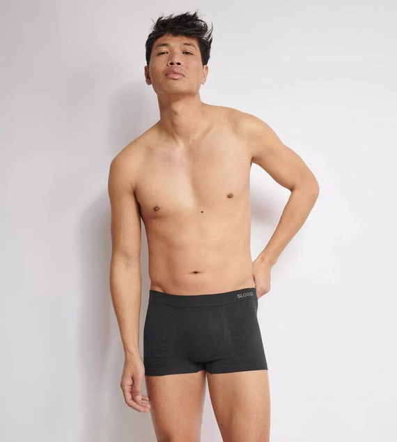 Bokserki męskie Men GO Smooth Hipster 2P Sloggi - black combination