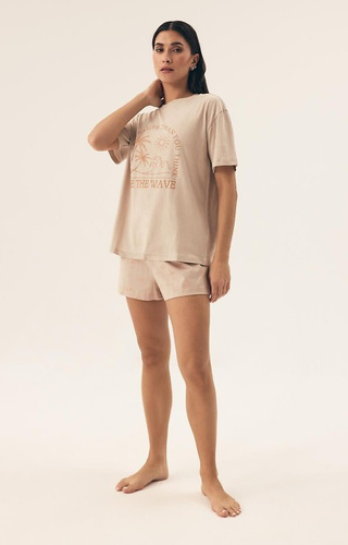 Piżama Damska 42672 Nules Henderson - nude