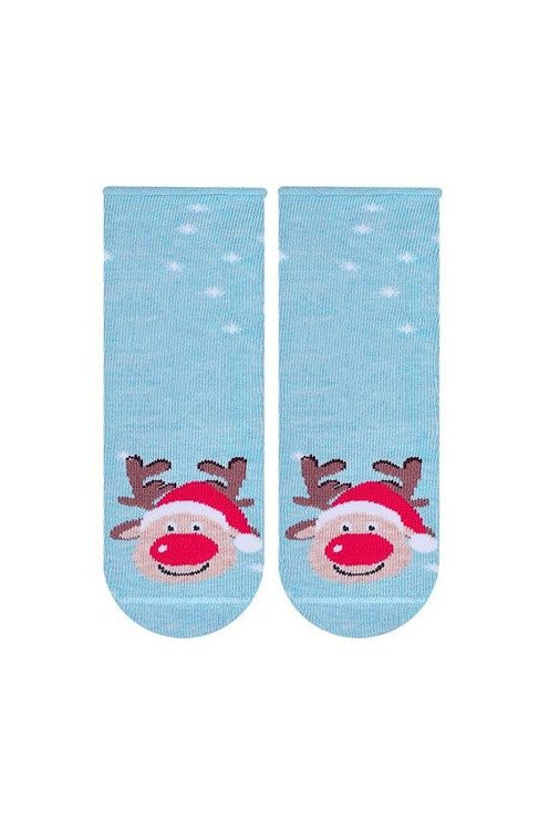 Skarpetki Zimowe Wzory art.138 Steven - biały 125