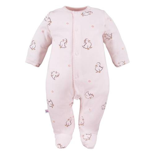 Pajac niemowlęcy Little Ducks Eevi - różowy