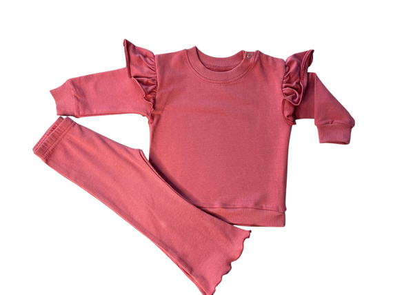Mamatti DR2571 – komplet dziewczęcy z bluzą i legginsami