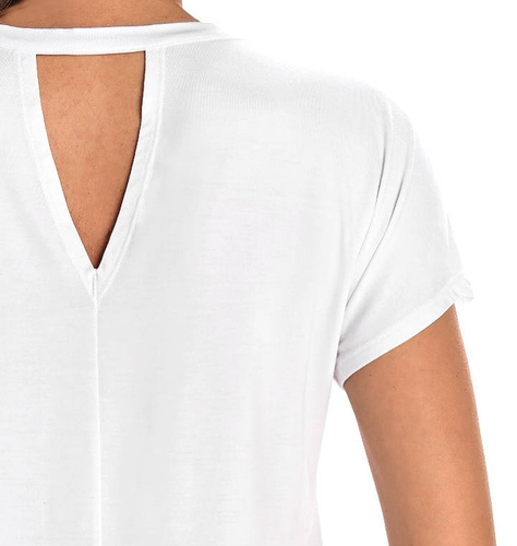 Bluzka damska bambusowa Cora Teyli - biały