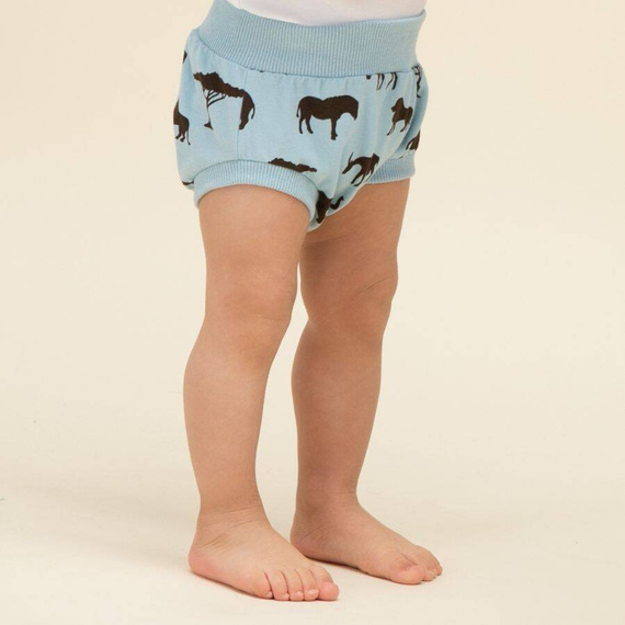 Bloomers niemowlęcy Safari Pinokio - afryka niebieski