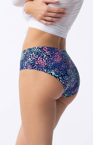 Figi Damskie Illusion Simple Classic Julimex niebieski