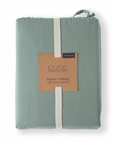 Pościel bawełniana Pure 23 jednobarwna Detexpol miętowy