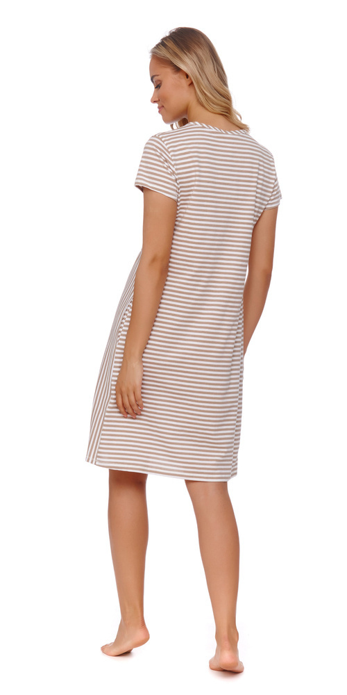 Koszula ciążowa i do karmienia 9928 Doctor Nap - stripes