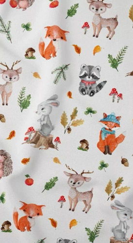 Pościel dziecięca 3713 B Kraina Snów bawełniana zwierzęta Karo 