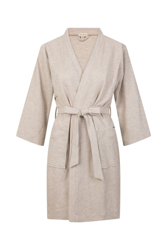 Szlafrok damski Frida ByShelly - beżowy