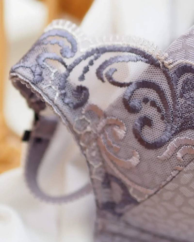 Biustonosz push up 19104 Stella Mediolano stalowy